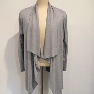 Lane Bryant Gray Draped Cardigan